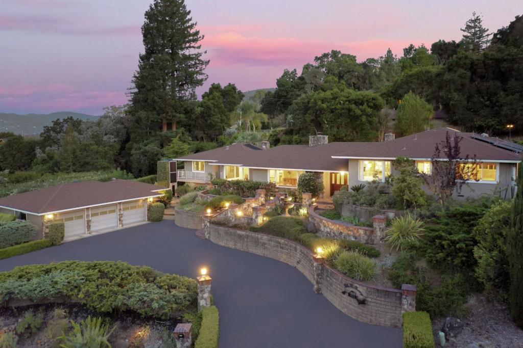 Welcome to Villa De Dorsey at 21030 Dorsey Way, Saratoga, one of a kind Saratoga Estate with spectacular Silicon Valley Views. Explore and enjoy the magic of nature in your backyard. Relax and decompress in the Meditation Meadow. Swimming, Bocce Ball, Horse Shoes & BBQs provide endless entertaining possibilities. Breathtaking Stone and Brick Staircase and a large Fountain greet you as you approach Villa De Dorsey on a quite cul-de-sac. The luxury of spacious living offering an outdoor Elevator, 2-zone Heating and Cooling, 3 Gas Fireplaces, 5 Bedrooms, 4 Full Bathrooms, a Dining Room, Living Room, Library, Office (or 6th Bedroom) and a Laundry/Craft room. Additional spaces include a Workshop, Wine cellar and a Vegetable Garden. Walk to award winning Saratoga schools and Historic Downtown Saratoga, which offers many outstanding restaurants. Just a few minutes away from Hiking/Biking trails, Hakone Garden & Sanborn County Park. Easy access to 9, 17, 85 and Saratoga/Sunnyvale.