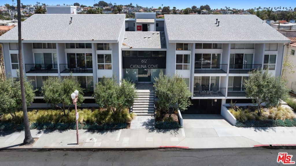 Catalina Cove is a beautifully upgraded 26 unit apartment community located just two blocks from the beach in the heart of Redondo Beach. Perfectly positioned near the Redondo Pier and Riviera Village, this coastal gem offers residents the best of beachside living with easy access to dining, shopping, and endless entertainment.The property features modern improvements over the past 10 years including a new sewer line to the City's main, a brand-new roof, oversized 10 foot parking spaces, storage lockers and lush landscaping around the property. Catalina Cove also features a newly added fitness center, a remodeled laundry room with brand new machines. The building was recently painted with a fresh exterior finish in elegant light grey with crisp white trim, giving it a clean, contemporary coastal look with mid century modern eyebrows.Residents enjoy common area patios and access to a stunning rooftop deck with a gas grill and sweeping ocean views, perfect for relaxing or entertaining. Catalina Cove offers a rare opportunity to experience upscale coastal living just steps from the sand. Don't miss out on this one-of-a-kind Redondo Beach gem!