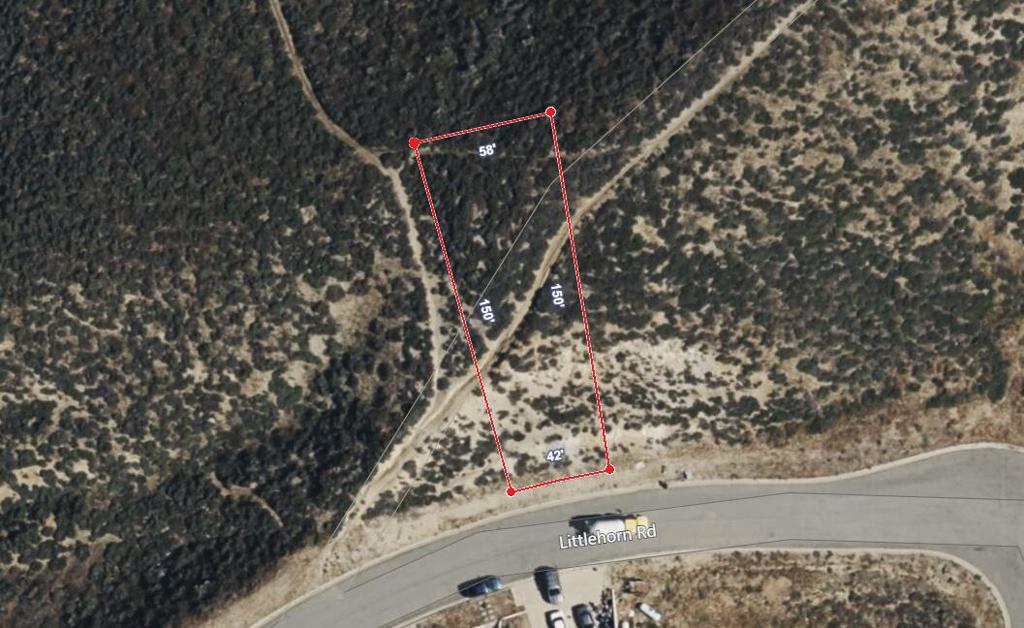Single Family Home lot with views of the Hills. Water and Electrical in the street. Water is from Elizabeth Lake Mutual Water District. Area is on septic.