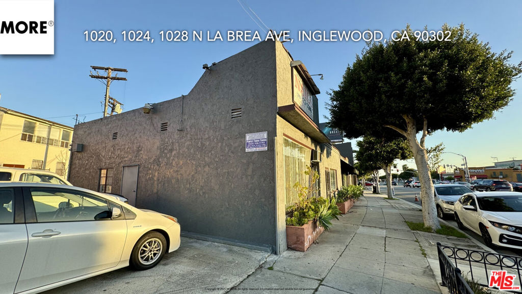 MORE is proud to present 1020, 1024, and 1028 N La Brea Ave, Inglewood, CA 90302a rare and highly sought-after commercial mixed-use property now available for sale. This exceptional 2,377 sq. ft. building sits on a spacious 6,479 sq. ft. lot, offering outstanding visibility, high foot traffic, and incredible potential for owner-users, investors, and developers alike. Strategically located within the Live Work Overlay Zone, this property is ideal for apartment redevelopment, mixed-use projects, office buildings, and more. The well-maintained units provide ample space and maximum exposure in a dynamic, rapidly growing area. Additionally, the property features 12 shared parking spaces, ensuring convenient access for employees, tenants, and customers. Situated in a prime location, this property offers quick access to major roads, local amenities, and ongoing nearby developments, making it an excellent opportunity for businesses looking to expand and maximize their presence. Please DO NOT DISTURB TENANTS. Contact us today for this exceptional opportunity.Buyer is encouraged to independently verify the accuracy of any information through inspection(s), due diligence, and professionals. Broker and Agent do not guarantee the accuracy of any information concerning the size, condition, financials, or features of said property. Buyer to conduct their own due diligence and investigation of the property. Buyer and Buyer's agent to verify all information regarding the property to their full and complete satisfaction.