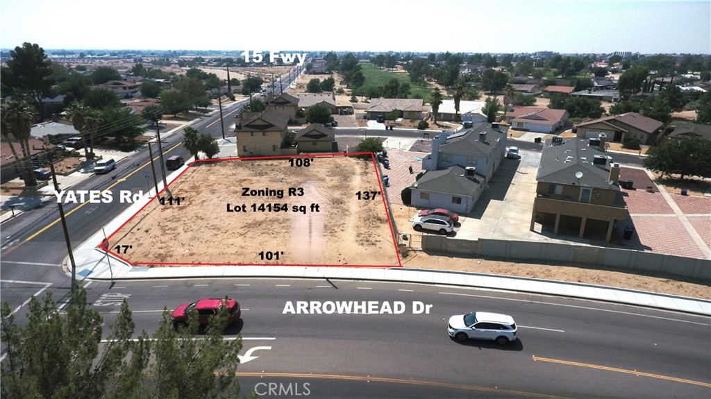 Corner Flat Lot – R3 Zoned Multifamily Opportunity in Victorville!
Excellent opportunity to develop on this R3-zoned corner lot in a prime Victorville location, just minutes from the I-15 freeway, major shopping centers, schools, and services.
Perfect for investors or developers looking to build up to 6 units (condos or townhomes – buyer to verify with the city). This property offers strong rental income potential with 100% occupancy expected due to its high-demand location.
Zoning: R3 – Medium Density Residential
Potential: Up to 6 units (check with City of Victorville)
Location: Near freeway, retail, restaurants, schools
Investment Potential: Strong rental demand area
Don’t miss this rare multifamily development opportunity—drive by and envision the possibilities!