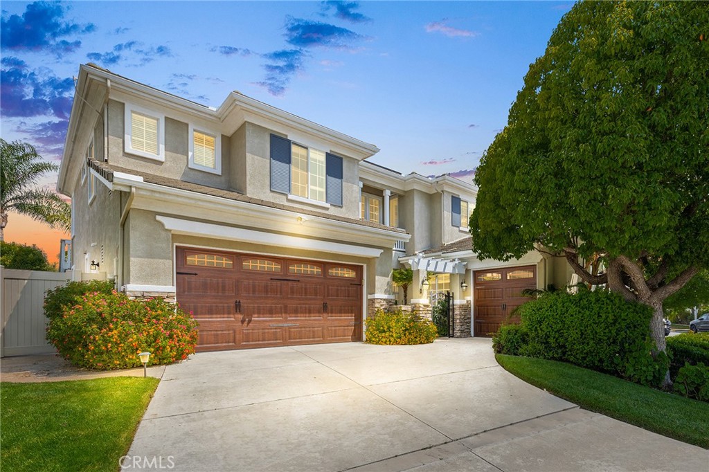 Nestled in the highly sought-after Copper Canyon, this stunning cul-de-sac pool home blends comfortable elegance with views of the Santa Rosa Plateau—truly the best that Murrieta has to offer. Low Property taxes, No Hoa and owned Solar. The moment you arrive, you'll be captivated by the home's charming curb appeal. Step through the formal entryway, where soaring two-story ceilings showcase a grand staircase with a graceful wraparound banister. The expansive kitchen features a central island and a generous dining space, perfect for entertaining family and friends. Flowing seamlessly into the inviting family room, you'll find a cozy gas fireplace and a gorgeous built-in entertainment center. Complete with formal living and dining room featuring exquisite oversized crown molding and wainscoting. Downstairs, there is a full bedroom with an en-suite bathroom, a spacious laundry room, and a separate powder room for convenience. Upstairs, discover four additional bedrooms, a versatile loft with a large newly renovated and waterproofed deck, the office with beautiful built in cabinetry and two bathrooms. The luxurious primary suite features two walk-in closets and a spa-like bathroom with a soaking tub, upgraded walk-in shower, and dual vanities. Step outside to the beautifully appointed backyard, where you can enjoy panoramic mountain and canyon views from multiple seating areas, a built-in BBQ, fire pit, and direct access to scenic walking trails. The sparkling pool with a waterfall spa promises endless family fun. The pool heater was recently installed. The pool pump and vacuum system have been recently replaced. Additional highlights include beautiful built in cabinetry in the office, a tankless water heater, plantation shutters downstairs and thoughtfully designed oversized crown molding, wainscoting and tall baseboards throughout the home. Ideally situated near award-winning schools, picturesque hiking and biking trails, and Historic Downtown Murrieta, this home is a true gem.