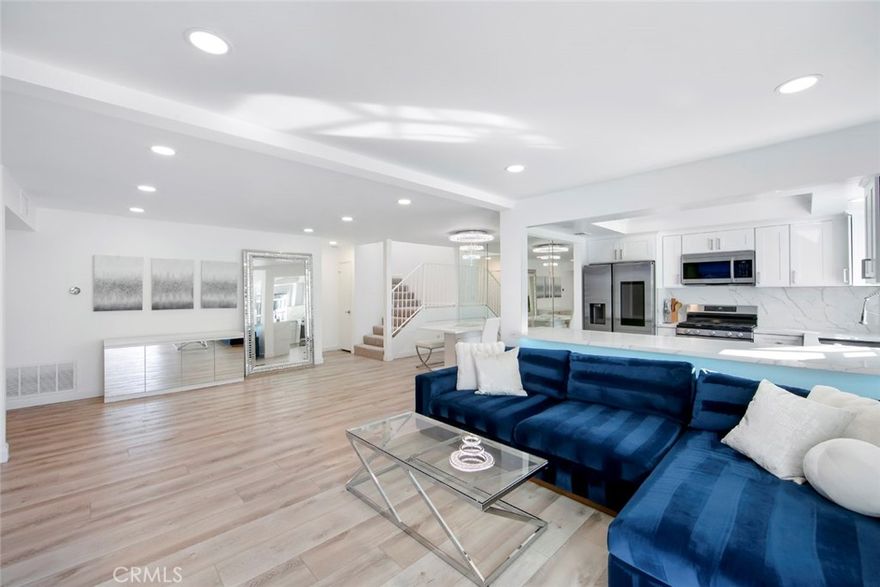 Beautifully Updated 4-Bed Home Near South Coast Plaza w/ Pool & Spa Amenities!
Welcome to 918 Hyde Court, a beautifully remodeled two-story townhome located in one of Costa Mesa’s most desirable communities—perfectly
positioned just minutes from everything Orange County has to offer. With 1860 sq. ft., 4 bedrooms, and 2.5 bathrooms, this turnkey residence delivers
the ideal blend of modern elegance, comfort, and convenience. Wide-open floor plan filled with natural light, complemented by smooth ceilings, recessed
LED lighting, fresh paint, and brand-new vinyl flooring throughout the downstairs. The spacious living room flows seamlessly to the dining area, enhanced
by a floor-to-ceiling designer mirror that adds an elevated sense of space and sophistication with an elegant chandelier. A converted main-floor room is
perfectly suited as a private home office, creative studio, or playroom. The modern kitchen is equipped with quartz countertops, white shaker cabinetry,
and stainless steel appliances. A cozy fireplace warms both the kitchen nook and living room, creating an inviting atmosphere. Step outside to your
private patio with direct gate access to the lush greenbelt, making it effortless to let your kids or pets play right outside your backyard. The primary suite
with high-vaulted ceilings & vanity dressing area, a massive walk-in closet, and a spa-inspired en-suite bathroom featuring quartz counters and an oversized walk-in shower. Three additional bedrooms provide comfort and flexibility for family, guests, or additional office space. The attached 2 car garage is fully upgraded with epoxy flooring, built-in racks, cabinets, and shelving, offering abundant storage & organization. Outside the community feels like a peaceful retreat with lush greenbelts, 2 sparkling pools, & 2 jacuzzis - perfect for relaxation or enjoying the outdoors. Prime Central Location: • 5 minutes to John Wayne Airport
• Immediate access to 73 Toll Road, 405, 55, and 5 Freeways
• Less than 1 mile to South Coast Plaza, The LAB, The CAMP
• 15 minutes to The District in Tustin, Irvine Spectrum, and Newport or Huntington Beach.
Homes in this community rarely come to market, and this one—fully remodeled, meticulously maintained, and ideally situated—is truly move-in ready. 
This is a must-see home and is expected to go fast. Don’t miss your chance! Easy financing with it not being a condominium. No condo approval required for lending, and you own the land under it.