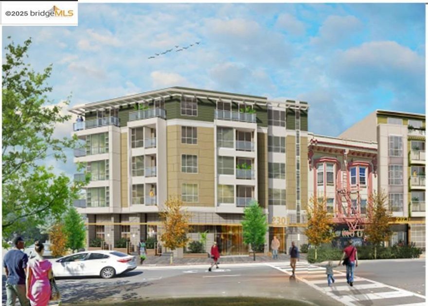 This property has approval for 44 market units, of which 8 are designated for affordable units, located near downtown Oakland, BART, and a few blocks from public transportation. A great project for the experienced developer. It's located in the opportunity zone, according to the City of Oakland General Plan. There is an ongoing effort from the neighboring owners to close 23rd St which is in front of the property. The street closure would provide an additional 20 ft frontage which can provide the owner with several beneficial options. Including but not limited to a patio meeting area.