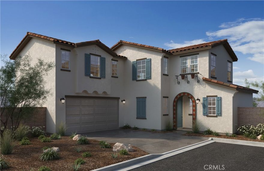 Beautiful Rembrandt detached home with driveway is located near newly opened Preserve Town Center and Cal Aero Academy.  It features an open concept floor plan. The spacious great room overlooks a modern kitchen with Quartz countertops, white cabinets, a full tile backsplash and Whirlpool® energy efficient appliances. The first-floor den has been converted to a fourth Bedroom. Upstairs loft is perfect for home office or separate T.V room.  Energy-efficient features include Generation Lighting LED fixtures, Moen® WaterSense® faucets and showerheads, all electric appliance and a 100% energy star rated home. Solar Panels are for lease or purchase with SunRun. Zoned for Prestigious Chino Hills High School, minutes to Orange County.  
Photo is a rendering of the model. Buyer can either lease or purchase the solar.