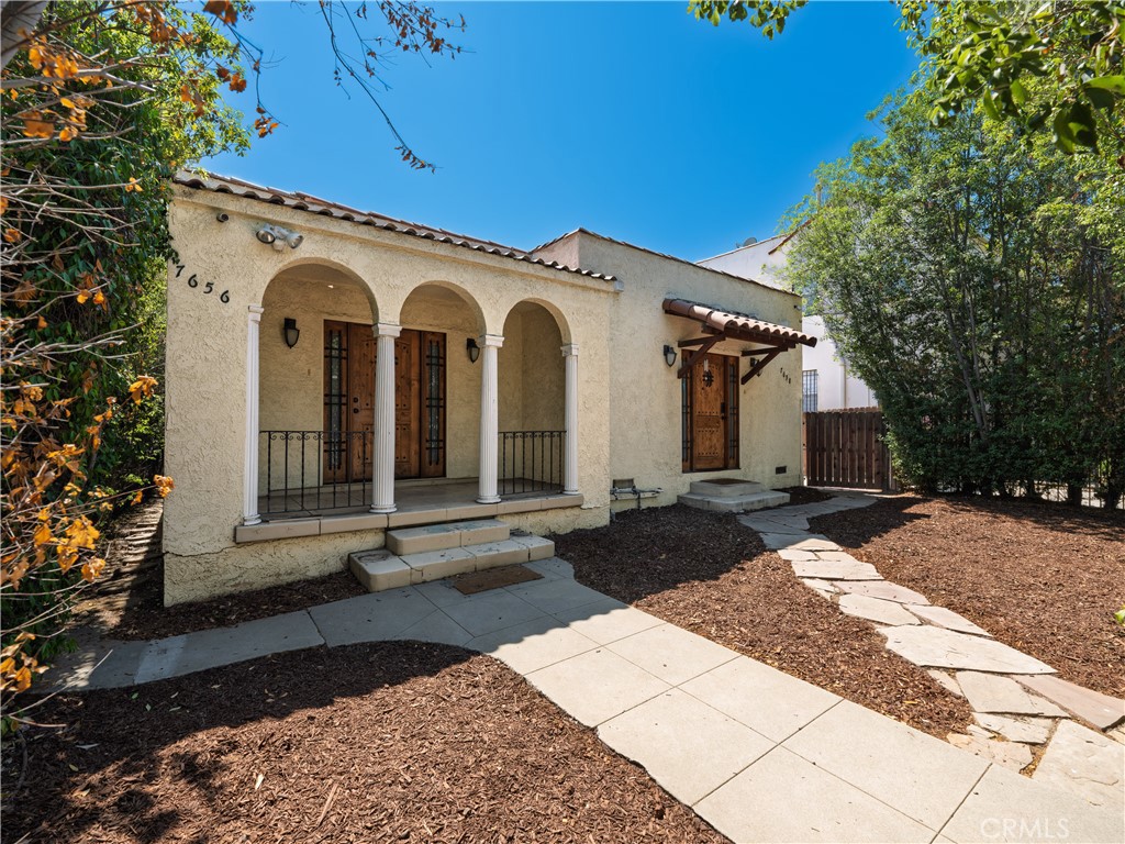 Behind a gated entry, this fully remodeled home combines modern comfort with timeless style in one of Los Angeles’ most desirable neighborhoods. Step inside to an inviting open floor plan filled with natural light, where the living and dining areas flow seamlessly into the updated kitchen, complete with quartz countertops, stainless steel appliances, sleek cabinetry, and a breakfast bar ideal for entertaining. The home features spacious bedrooms with mirrored closets, hardwood flooring throughout, and newly renovated bathrooms with contemporary finishes, along with central air and heat for year-round comfort. Added conveniences include an in-unit washer and dryer, a gated driveway with remote-access auto gate, detached garage, and charming outdoor spaces such as a pergola and private front entry. Perfectly located in the heart of West Hollywood, the property is just moments from The Grove, La Brea, Fairfax, and world-class dining, shopping, and entertainment, offering a rare opportunity to lease a stylish, move-in ready residence in one of LA’s most vibrant neighborhoods.
