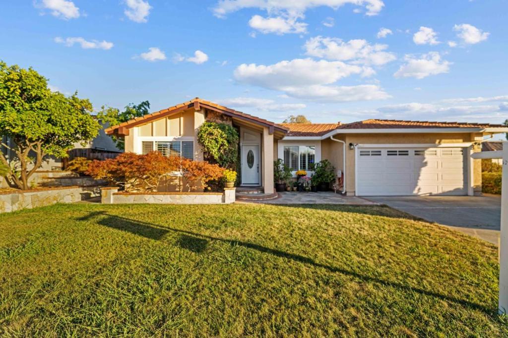 Welcome to this charming home nestled in the highly sought-after Evergreen area! This beautiful property offers 4 spacious bedrooms and 2 full bathrooms, with a 1,798 sq ft of living space on an 6,900 sq ft lot. Recent updates include new Vinyl flooring - Fresh Interior paint - New Ceiling Fans - New Front door and all room doors - New Light fixtures. Newer Tile Roof. Double-pane Windows with Shutter blinds. The Kitchen features Granite Countertops, a Large Island, and Hardwood Cabinets . Huge Back yard with mature fruit trees: Jujube, Japanese Pear, Fuji Apple, Donut Peach, Pomelo. Located in a quiet and desirable neighborhood, this home is within walking distance to top-rated schools: Evergreen Valley High School, Quimby Oak Middle School, and Cedar Grove Elementary School. Open House Saturday 8/9 From 12PM-3PM. SUNDAY 8/10 From 1PM-4PM.