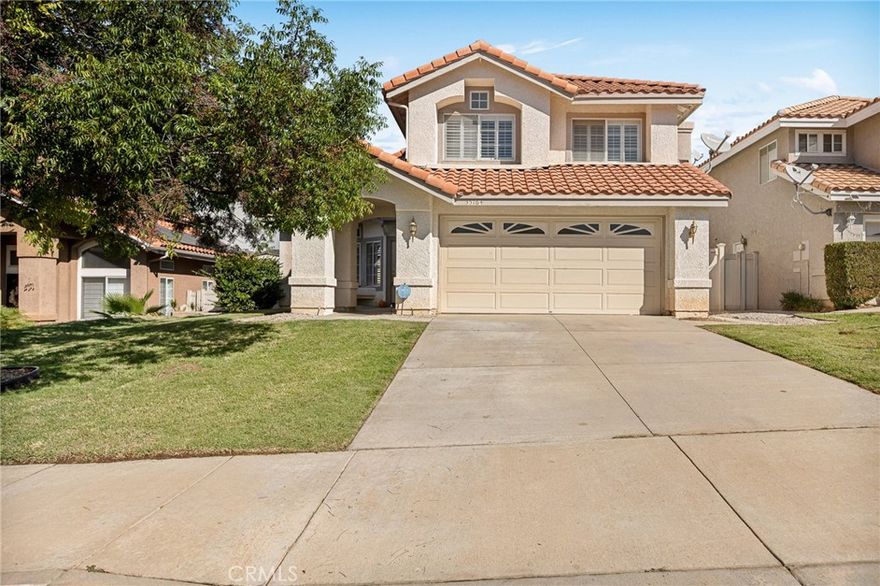 YOU DON'T WANT TO MISS THIS ONE! Beautiful Upper Yucaipa home with great floor plan. Downstairs bed and bath. Three more bedrooms upstairs. Living room with cathedral ceiling, dining room, family room with fireplace, and eating area off the kitchen. Lots of cabinet space in the kitchen and island. New carpet and vinyl flooring. Mountain views. Plantation shutters. Ceiling fans. New dishwasher. NO HOA! LOW TAXES - 1.241%! Low maintenance yard. Close to Yucaipa Community Park, Yucaipa Regional Park, and Oak Glen. Check out the photos and come soon! Get ready to celebrate the holidays in your wonderful new home!