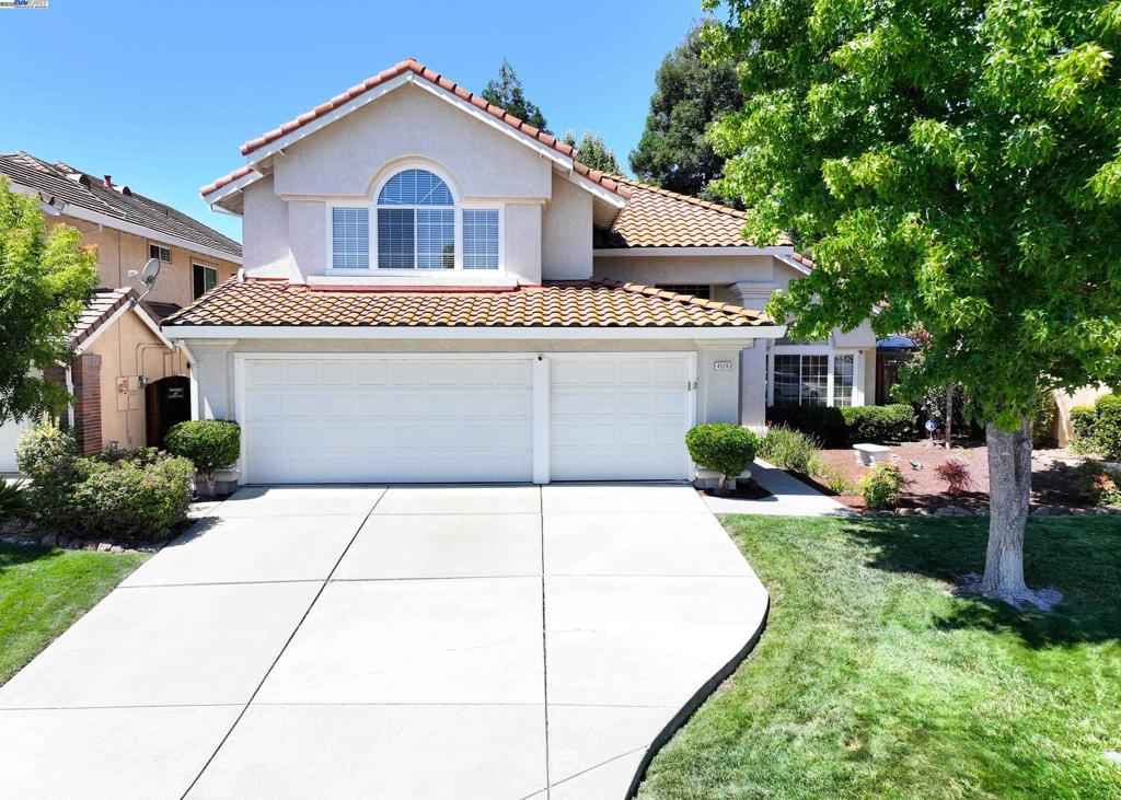Step into this beautifully well maintained two-story home. Located on the south side of Antioch near the new Costco, walking trails, schools, hospitals and more. The home features 4 large bedrooms and 3 full bathrooms and a man cave/media room. One bedroom and bathroom on the first floor. Formal dinning room and living room for entertaining with updated carpet. Large kitchen with high end appliances, Thermador double ovens, Viking cook top and vent, granite counter tops and island, breakfast nook that overlooks the family room. Follow the stair way to the second floor where you have the master suite with vaulted ceilings, natural light, updated carpet throughout, ensuite bathroom with large soaking tub, double vanity and a large walk in closet. Down the hall is the large man cave/media room with leather reclining chairs to relax in on movie night. Backyard features a private retreat, gazebo and a BBQ unit for gatherings. Large three car garage with storage cabinets for organization.