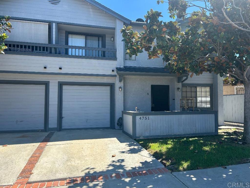 North of Adams in Normal Heights, 2 bedrooms, 1.5 baths. Open concept kitchen, dining and living room. Fireplace in living room and half bath downstairs. Both bedrooms and full bath located upstairs. One car garage plus one space located to the rear of the building. Secured gated entry, beautifully landscaped courtyard, and close proximity to all.