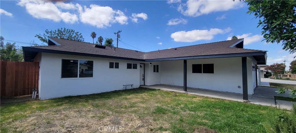 You can call this one "YOUR HOME" , Beautiful upgraded and REMODELED house in a great family area. The house it has 3 large bedrooms, 2 bathrooms, 2 car garage, and a large back yard ready for you to build your piece of paradise. The location is great, it is close to shopping centers, restaurants, to schools and University, also with easy and close access to the freeways 10, 215 and 210. Once you pass the door ,you will feel the great energy of a modern house, with a large and beautiful Kitchen with new counters, new stove, new cabinets. The bathrooms are remodeled. The entire house it has a newer flooring , newer paint inside and outside. You must see it.