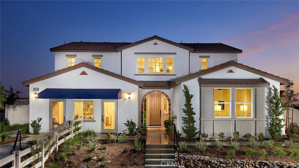 NEW CONSTRUCTION - SINGLE-FAMILY HOMES - QUICK MOVE HOME! Enjoy the good life at Vista Verde at Mediterra in Highland. This community is nestled against the base of the foothills and features a beautiful pool and park, and offers expertly-crafted one and two-story residences ranging from 2,319 sq. ft. to 3,172 sq. ft. This 5 bedroom + Loft + 4 bath (includes Multi-Gen Suite) 2,929 square foot MULTIGEN home HAS IT ALL – welcoming covered porch and beautiful entry, a main-level bedroom and full bath PLUS a main-level MultiGEN bedroom and bath, open, expansive Great Room, Kitchen and Dining Space designed for gathering and entertaining. The Gourmet Kitchens include Quartz countertops, 36” Stainless Steel Commercial Style Gas Range w/6 burners, Built-In Micro/Oven combo, and White Apron-Front Undermount Single Basin Kitchen Sink. The expansive Primary Suite feels like a retreat and the Primary Bathroom features an Oversized Large Walk-in Shower. The MultiGEN Suite features a Living Room and Kitchenette with compact Refrigerator & Microwave. Other amazing features include Smart Home Technology with home automation features at your fingertips.