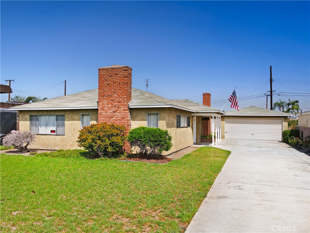 Step back in time. Charming home built in 1947 with spacious kitchen, large living room with fireplace, dining room with sliding doors to a lovely patio and backyard. Detached 2 car garage and super long driveway for parking lots of vehicles. Primary Bedroom with Private Bath. Conveniently located in North Downey near Downtown Downey restaurants, entertainment, shopping centers, supermarkets, and freeway access.