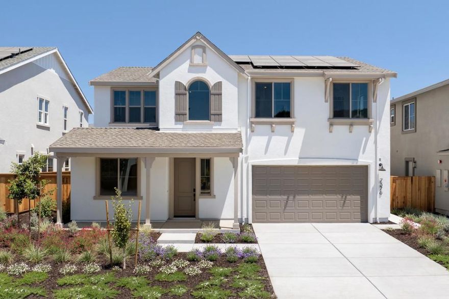 MOTIVATED SELLER, REDUCED $111,000!! DON'T MISS THIS OPPORTUNITY!  Thoughtfully designed with quality craftsmanship, contemporary interiors and sought-after amenities this brand new move-in ready home on homesite 10 in the Heritage on 6th Street community is located in the heart of downtown Gilroy.  Spacious and family-sized on an oversized lot, the premium hand-selected, designer curated interior details enhance the beauty of the elevated luxurious finishes.  Exceptional features include all-electric systems and solar paired with a Tesla Powerwall 3 battery.  An expansive gourmet kitchen offers a butlers pantry and features a Bertazzoni induction range, French door refrigerator, quartz countertops and spacious island. The 2-story foyer with elegant hardwood floors leads to a great room filled with an abundance of natural light.  Stacking glass doors blend indoor/outdoor living to a covered loggia creating a private oasis to unwind and entertain.  The first floor bedroom includes an en suite bathroom offering comfort and convenience.  Central to the spacious loft upstairs, secondary bedrooms feature walk-in closets.  A luxuriously spacious master suite is a sanctuary of retreat and tranquility.