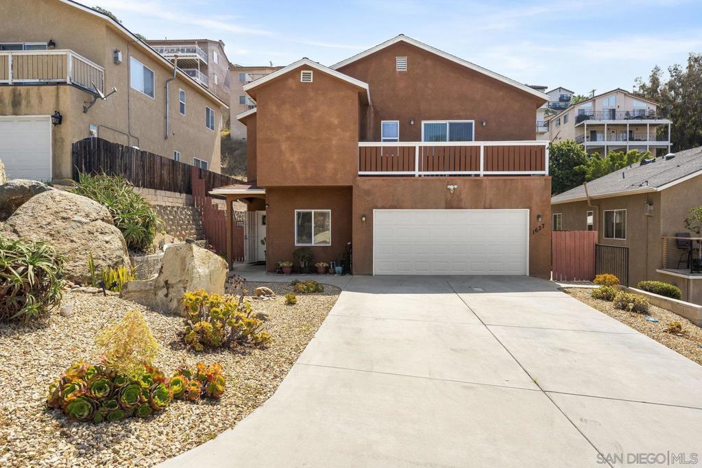 Features 4 bedrooms and 2 full bathrooms and one-half bathroom. Primary suite stands out with its own private balcony. Awesome Kitchen with walk in pantry, stainless steel appliances and granite counters. Brand new vinyl flooring installed throughout the second floor and staircase with ten year warranty.