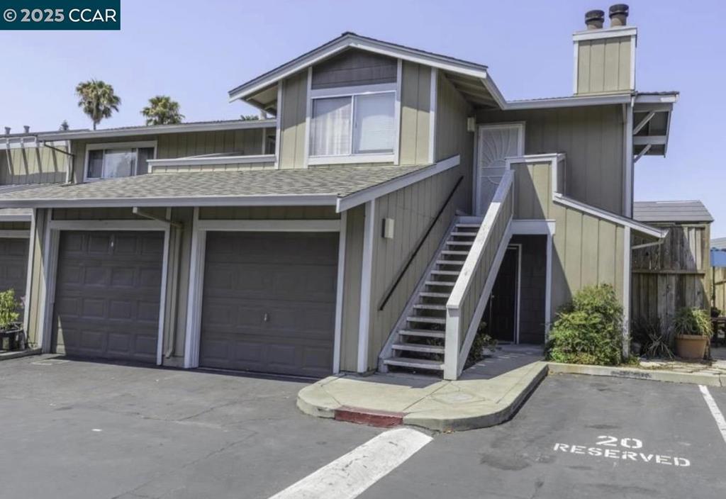 Welcome to ground level, end unit condominium features an attached single car garage with a large private wrap around backyard. This 2 bedroom has a Jack and Jill bathroom with access from the master bedroom and hallway. The master bedroom has direct access to the yard through the sliding door. Big yard with an open concept big enough to host friends and family. The yard also includes a built-in storage closet and a large shed in the back corner. The living room has recessed ceiling lighting and a fireplace. The kitchen has quartz countertops with stainless steel appliances. 3 parking spaces total: One attached garage parking, one reserved parking space outside the front door and one guest parking. Nearby amenities include several local restaurants, the South Hayward BART station (approx. 0.6 miles away), and Mia's Dream Come True All Abilities Playground at the end of the neighborhood block.