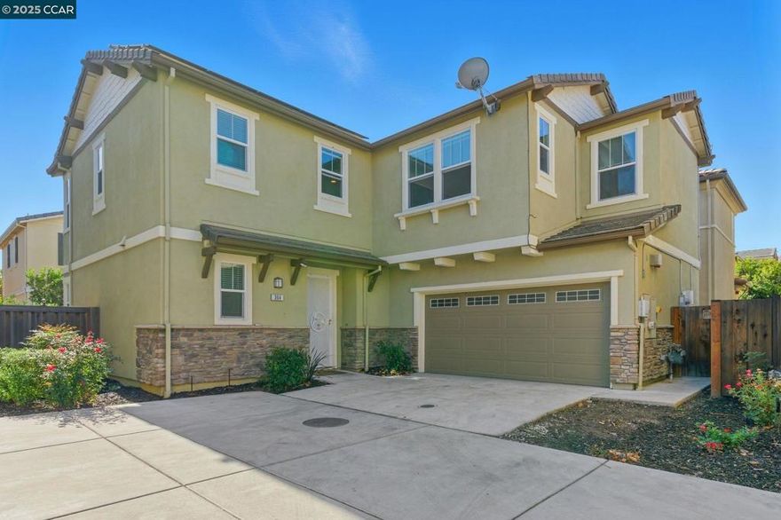OPEN HOUSE 11/1 & 11/2 1-4 PM. A stunning former William Lyon model home showcasing all the premium upgrades & design details you’d expect from a showcase property. This beautifully crafted 5-bedroom, 3-bath residence blends modern comfort with timeless elegance, offering approximately 2,428 sq. ft. of thoughtfully designed living space. Move-in-ready home features an open-concept floor plan ideal for both everyday living and entertaining. The gourmet kitchen serves as the heart of the home, featuring granite countertops, contemporary cabinetry, a gas range, & a wet island with bar-height seating that seamlessly connects to the dining and living areas. Upstairs, the primary suite offers a true sanctuary with a spa-inspired bathroom showcasing a large jacuzzi tub, updated shower, modern fixtures, dual vanities, and a walk-in closet with custom cabinetry & window shutters that exude luxury & functionality. Step into the backyard retreat, where mature lemon & lime trees, a spacious fire pit area, & a free-standing gazebo create the perfect setting for gatherings or quiet evenings outdoors all surrounded by low-maintenance landscaping. Enjoy the perks of tesla solar power wall energy plus conveniently located across the street from Palmilla Park, close to walking trails.