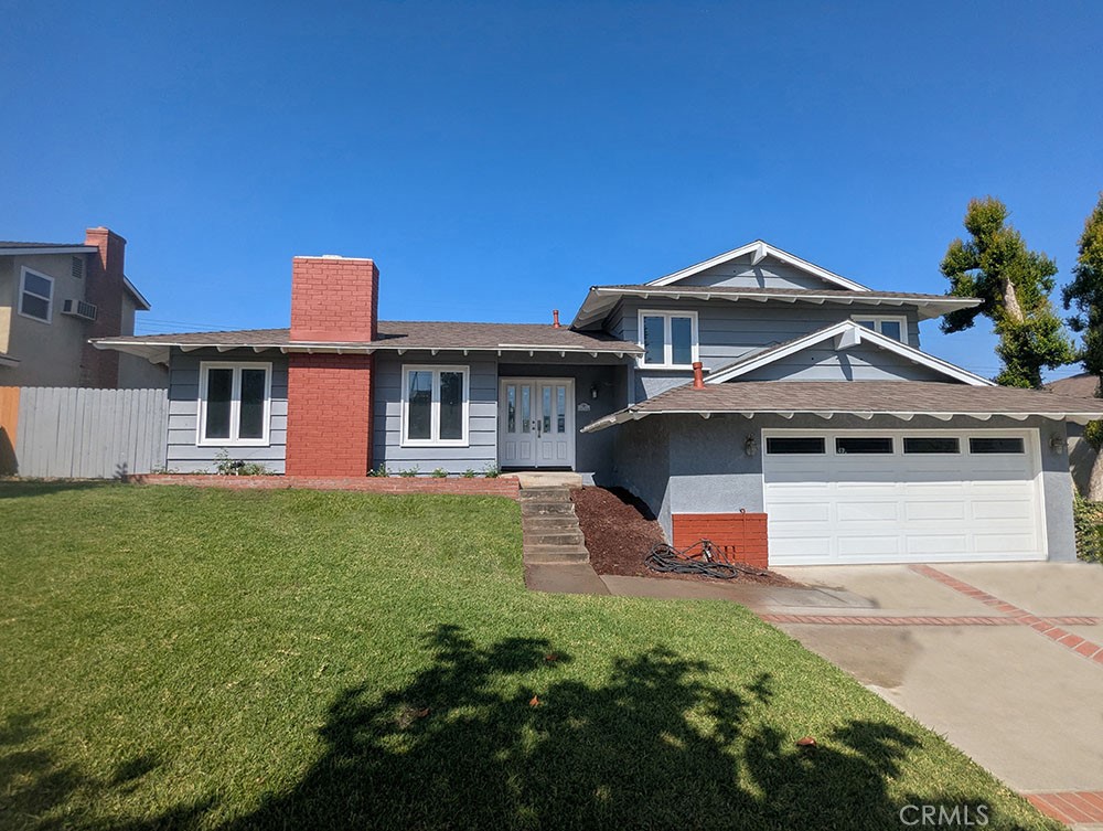 Probate Sale. Subject to Court Confirmation and Overbidding in Court. Newly renovated 4-bedroom, 2-bathroom home located in the highly desirable City of Orange, with convenient access to the I-91, I-55, and I-57 freeways. This property is being offered for sale for the first time in over 30 years! Featuring approx. 1,539 sq. ft. of living space on a 7,000 sq. ft. lot, the home includes an attached 2-car garage and numerous recent upgrades. These include fresh interior and exterior paint, brand new luxury vinyl plank flooring in the living room and all bedrooms, and a remodeled primary bathroom with new shower tiles, vanity, fixtures, toilet, and mirror. Step through the double-door entry into a bright and spacious living room with a gas fireplace. Recessed lighting throughout the living room, kitchen, and dining area creates a warm, contemporary atmosphere. A sliding glass door opens from the living room to a generously sized covered patio-perfect for outdoor dining, entertaining, or relaxing. The modern kitchen is outfitted with stainless steel appliances, including a gas cooktop, microwave, double wall ovens, range hood, dishwasher, and a large double-door refrigerator. Ample cabinetry offers abundant storage and functionality. The primary bedroom with ensuite bath is conveniently located on the ground floor, with direct access to the backyard. Three additional bedrooms are upstairs, along with a hallway bathroom featuring a jetted tub and stylish tile work. Each bedroom includes ample closet space; the primary bedroom features dual mirrored closets. A perimeter fence enhances privacy, and the landscaped front and back yards boast multiple fruit trees-persimmon, fig, orange, lemon, and avocado. The laundry area is located in the spacious garage. The owner passed away in the home in November 2024 due to natural causes. This home is located within a top-rated school district: Serrano Elementary, Cerro Villa Middle School, and Villa Park High School. Sold AS IS and WHERE IS, with all faults and without warranty, express or implied. Seller will not be responsible for any repairs, inspection reports, or termite work. Seller is a Court appointed Administrator, not related to the family, and cannot make any representations as to the condition or history of the subject property. Buyer to conduct their own investigations and assume all responsibility for any necessary repairs.