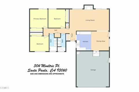 Tiny photo for 304 Moultrie Place, Santa Paula, CA 93060 (MLS # V1-34670)