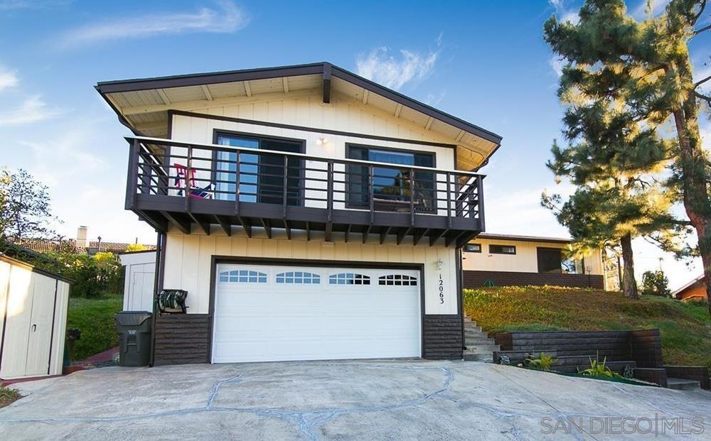 Perched up high with the most serene views, enjoy your morning coffee on the oversized balcony. Or lounge in the heated pool in this very private back yard. This well priced home is ready to go and awaits your finishing touches. Stainless steel appliances included. Newer high efficiency washer/dryer convey along with brand new super efficient, energy conserving water heater. Don't forget the 24 solar panels that are owned outright. Pool has newer pump and heater. There is an additional detached workshop/artist studio with endless possibilities. This is the one!