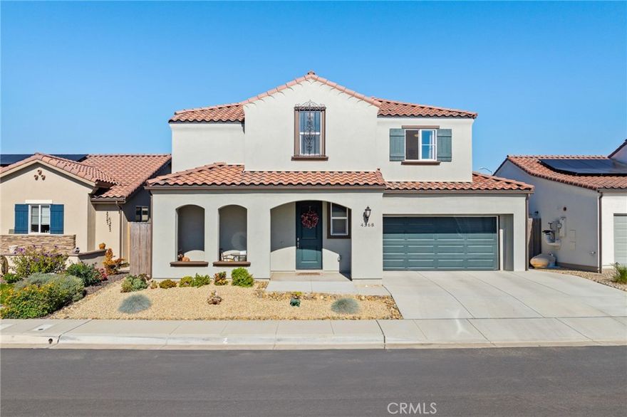 Discover contemporary living in this beautiful 4-bedroom, 2.5-bath home located in the desirable Pasadera community of Guadalupe. Built in recent years, this residence combines stylish design, functionality, and an unbeatable Central Coast location just minutes from the beach, Vandenberg Space Force Base (SpaceX), and Santa Maria’s shopping and dining.



Inside, you’ll find upgraded vinyl plank flooring throughout, creating a seamless flow across the open-concept living spaces. The bright kitchen features modern finishes, ample cabinetry, and a large island—perfect for entertaining or casual family meals. Upstairs, the spacious primary suite offers a relaxing retreat with an en-suite bath and generous closet space.



The backyard is a blank canvas, ready for your personal touch—whether you envision a garden, outdoor kitchen, or a private lounge area to enjoy Guadalupe’s coastal breezes.



Located in a family-friendly neighborhood with parks, walking paths, and quick access to Highway 1, this home blends modern living with small-town charm. Experience the perfect balance of convenience, comfort, and California coastal lifestyle at 4368 Herado Drive.