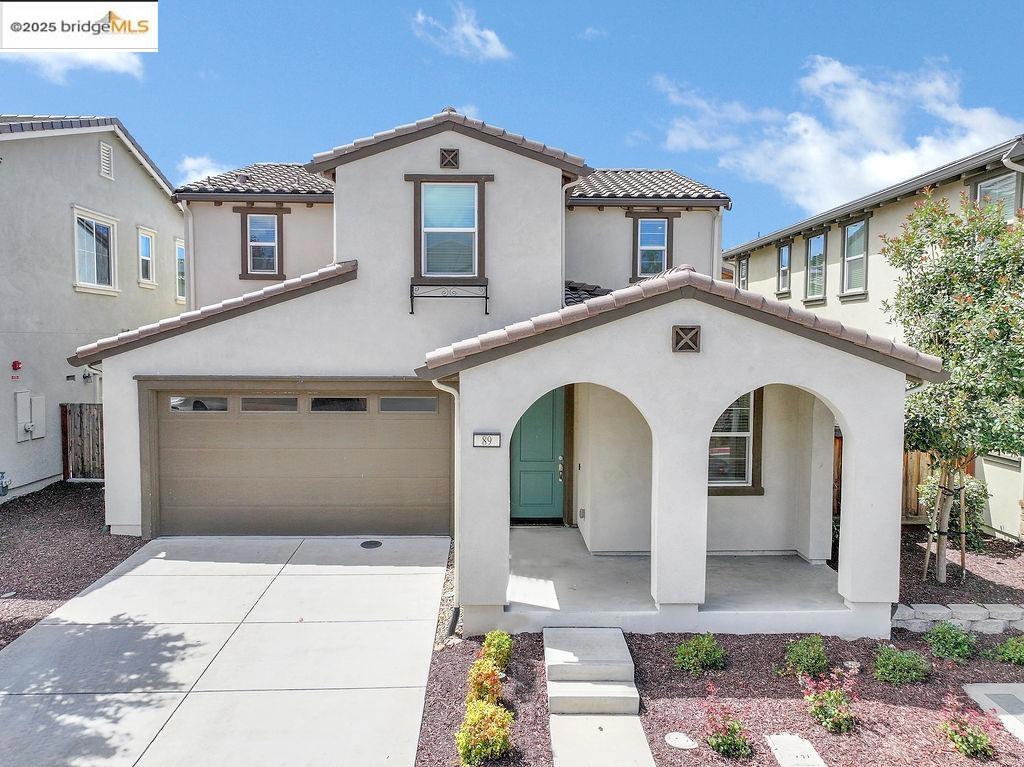 Welcome to 89 Baird Circle, a beautifully designed two-story home located in a desirable Brentwood neighborhood. Offering 4 bedrooms, 3 full bathrooms, and approximately 2,228 square feet of living space, this home combines thoughtful design with modern comfort. The main level features an open-concept layout with hardwood flooring, recessed lighting, and a full bedroom and bathroom—ideal for guests or multi-generational living. The gourmet kitchen is a standout, showcasing sleek stone countertops, a large island, gas cooktop, ample cabinetry, and stylish finishes throughout. Upstairs, you’ll find a versatile loft space, a spacious laundry room with built-in storage, and a serene primary suite with a walk-in closet, separate soaking tub, and shower. The remaining bedrooms are generously sized and well-appointed. Step outside to a low-maintenance backyard featuring a wood deck and custom gazebo—perfect for relaxing or entertaining. Additional highlights include paid solar, dual-zone HVAC, and a two-car garage. Situated on a 4,556 sq ft lot and conveniently located near schools, parks, and shopping, this home offers comfort, style, and convenience in one complete package.
