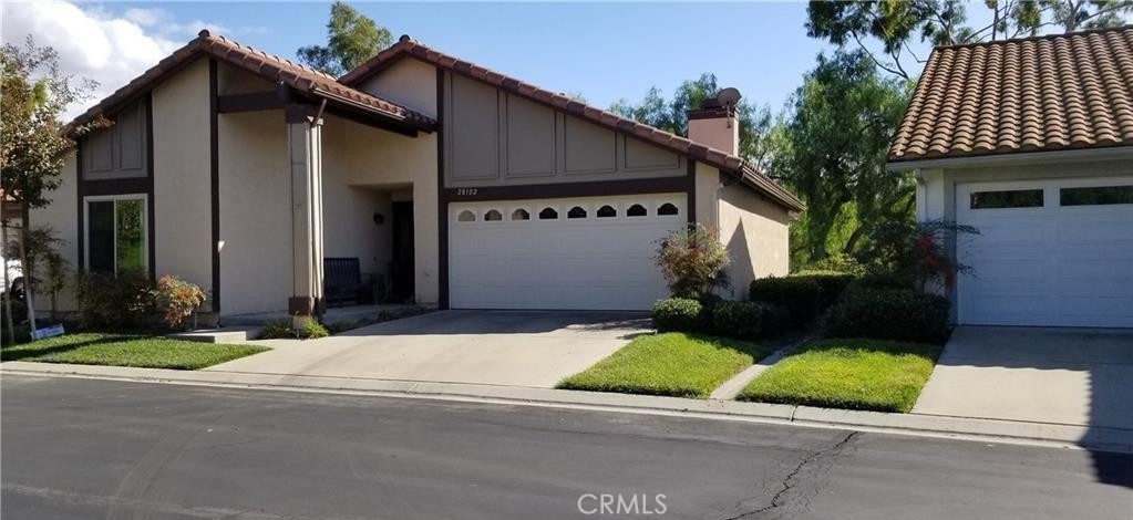 Beautifully Remodeled Home with Peaceful Views in Casta del Sol. Tucked away on a quiet cul-de-sac in the heart of Mission Viejo’s premier 55+ community, this beautifully updated home offers comfort, style, and sweeping views of the hills and city lights. Inside, you’ll find a spacious open-concept layout designed for both relaxation and entertaining. The remodeled kitchen features granite countertops, stainless steel appliances, rich cabinetry with added storage, and recessed lighting — perfect for enjoying everyday living or hosting friends and family. The living room is warm and inviting, centered around a custom stack-stone fireplace and framed by serene views through large windows. Travertine floors, plush new carpet, upgraded doors and hardware, wide baseboards, and smooth ceilings complete the stylish interior. The primary suite is generously sized, with mirrored closet doors, a ceiling fan, and an ensuite bathroom that includes a granite vanity and updated cabinetry. The guest bedroom offers direct access to a private side patio and includes mirrored wardrobes, while the second bathroom features a walk-in shower and matching granite vanity. Step outside to your covered back patio — an ideal spot to enjoy your morning coffee or evening sunsets. Additional highlights include a finished garage, newer furnace and A/C, and pride of ownership throughout. Enjoy all the amenities Casta del Sol has to offer: community pools, tennis, pickleball, fitness center, walking trails, and a vibrant calendar of social activities. This is more than a rental — it’s a lifestyle. Come see it for yourself — you’ll feel right at home.