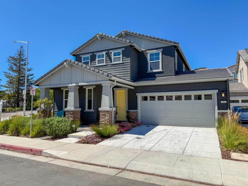 Experience country living in this pristine, nearly-new former Lennar model home completed in 2024. Set on a premier corner lot, with views of the Santa Cruz mountains and local golf course, the home offers an exceptional blend of elegance, comfort, and modern design. Spanning 2,300+ sq. ft., the home features 4 bedrIooms, 3 full baths, a spacious loft, a formal dining room, and upstairs laundry room. The thoughtfully designed layout includes a private downstairs bedroom and adjacent bath, ideal for guests or multi-generational living. A chefs kitchen, richly upgraded, opens to an expansive family roomperfect for both relaxed living and refined entertaining. Enjoy sustainable luxury with a leased solar system and Tesla Powerwall, with the option to purchase for maximum energy benefits. Professionally landscaped grounds and model home high-end finishes throughout ensure a truly turnkey experience. This is a great opportunity to own a designer appointed, nearly-new home in an exclusive settingwhere luxury meets the tranquility of living in the country.