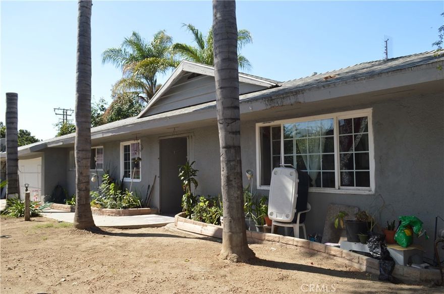 Fantastic opportunity to purchase a great family home in the great city of El Monte. The house consists of 3 bedrooms, 2 bathrooms with additional bonus rooms that can be used as bedrooms or office; the home is situated in a quiet neighborhood with great pride of home ownership; features tile and laminated flooring with spacious bedrooms. The property consists of its own driver access, large front yard with fruit trees and nice tree shade for family gatherings. Close to shopping areas and easy access to the 10, 605, and 210 freeways; DON'T miss this opportunity to own this piece of property that is close to downtown Los Angeles. Needs some TLC