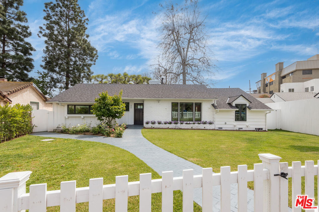 Fully and tastefully furnished - this new, gated, designer chic home in the coveted Westwood Hills Community at the end of a highly desirable cul-de-sac! Completely rebuilt 3 bed, 3.5 bath home sits on one of the largest double flat lots in the entire neighborhood! Each room features its own ensuite bathroom. This stunning contemporary farmhouse features an open, light-filled floor plan with top-of-the-line finishes throughout! French oak flooring, recessed lighting, high ceilings, stainless steel appliances, Carrara countertops, and sliding glass doors allow indoor and outdoor living! The beautiful living room looks out to your huge backyard covered in green lush grass and mature trees. The detached converted garage can be an office or additional playroom. Great indoor-outdoor feel, perfect for entertaining, with Game Room and Gas BBQ! You don't want to miss this opportunity to live in this turn-key home in the Warner School District!