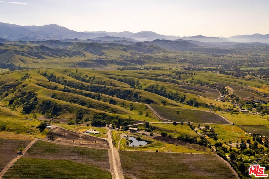 393 acres in a premium Santa Ynez Valley Location. Of the 14 legal parcels, 9 parcels remain and have building envelopes, individual water wells, and access roads laid out. Remodeled single level contemporary ranch home with stunning views overlooking 75 acres of vineyards.Balance of land is rolling oak studded hills with panoramic views of the SY Valley floor, offering many country lifestyle opportunities.These parcels can be purchased separately or provide the option of creating a ranch community or merging with a conservation easement for significant tax benefits. Lot 10 will only be sold concurrently with Lot 11. Lots 5 and 8 will only be sold after all other parcels have been sold. Individual lot pricing: Lot 3 - 40 Acres - $2,500,000 | Lot 5 - 40 Acres - $4,500,000** Home Parcel | Lot 6 - 55 Acres - $3,000,000 | Vineyard Parcel Lots 7, 9 & 13 - 120 Acres - $8,500,000 | Lots and 7 & 13 - 72 Acres - $5,500,000 | **Barn & House Parcel Lot 8 - 21 Acres - $2,500,000 | Lot 9 - 48 Acres - $3,000,000 | Lot 10 - 60 Acres - $2,500,000 | Lot 11 - 57 Acres - $2,250,000. Main home & barn parcels only offered for sale individually after all other parcels are sold. Lot 10 and Lot 11 to be sold concurrently.