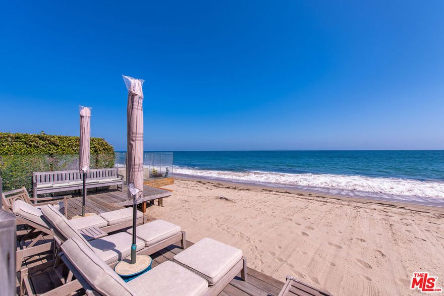 Located outside the Gates of Malibu Colony this classic beach front property has one of the best beaches, and surf spots in Malibu. 3 Bedroom main house, plus office with sofa bed, separate guest house. Beautiful garden, large beachfront patio and beach deck. Ride your bike or walk to stores and restaurants. Dogs, kids, surfers, families - this traditional beach house has it all to make your endless summer dreams come true! Please call or text for availability.