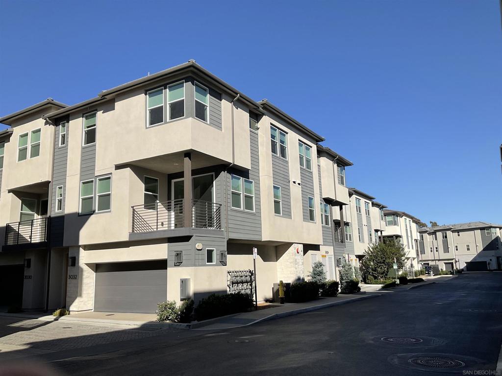 3 bedroom, 2.5 bathroom gorgeous corner townhome with extra large 2 car attached garage with storage space and epoxy floor. Nice large kitchen with huge island, upgraded quartz countertops with full backsplash, SS top of the appliances and tier 5 stages Reverse Osmosis Drinking water system. Large balcony. Luxury vinyl planks floors throughout the whole house with custom made steps at the stairway, and tile floor in the bathrooms. Laundry with a full size washer and dryer. Facing South-West, very light and bright unit. Custom light filtering roller shades at all windows. Upgraded lighting system throughout the whole house with 4 can lights in each bedroom, modern chandelier in liv.room and ceiling fan in Master suite. This is a smart home where you could operate your front and garage doors, lights, A/C, etc from your smartphone. The award-winning community of Civita offers 2 swimming pools and jacuzzis, 2-story gym, 14 acre park, children's play area, outdoor amphitheater, community garden, and splash pad. Dining and shopping options close by. This condo is conveniently located with easy access to I-8, 805 and 163. Just 10 min to the beach and a few minutes to shops, restaurants, Mission Valley and Fashion Valley malls, new stadium, etc. Close to downtown and SD airport.