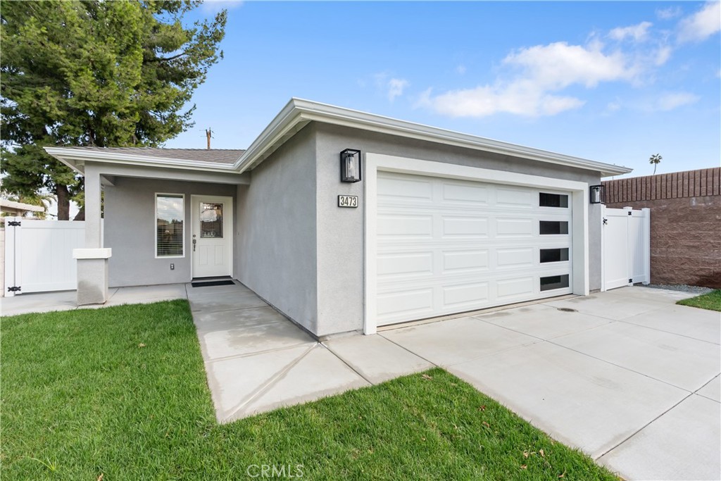 ***BRAND NEW CONSTRUCTION!!*** Be the first to occupy this lovely 1,436 sqft home with 3 bedrooms and 2.5 bathrooms in a well-thought-out and welcoming floorplan. This home features a large family room which opens to a beautiful kitchen with crisp white cabinets, gorgeous quartz counters, stainless appliances, breakfast counter with barstool seating and glass French door to rear yard. Primary bedroom is spacious with a substantial walk-in closet and an ensuite master bath offering quartz counters, dual sinks and walk-in shower. The other 2 bedrooms are generously proportioned and share a Jack-and-Jill bath which also features dual sinks, lovely quartz counters and white cabinets. Other amenities include: whole house fire sprinkler system; desirable luxury vinyl plank flooring throughout main living spaces; neutral carpet in all bedrooms; ceiling fans, LED and recessed lighting through-out; “low-E” dual pane windows; insulated interior walls; solar-ready electric panel; fully-drywalled, 2 car garage with side mounted auto opener; alarm system; and so much more! This property meets all of California's latest energy efficient and building standards and is ready for immediate move-in! Conveniently close to everything including shopping, freeways, schools, churches, public transportation and other conveniences! LOW TAXES! NO HOA! A MUST SEE! **SEE ALSO SISTER PROPERTY AT 3472 FARNHAM PLACE (IV25203031).**