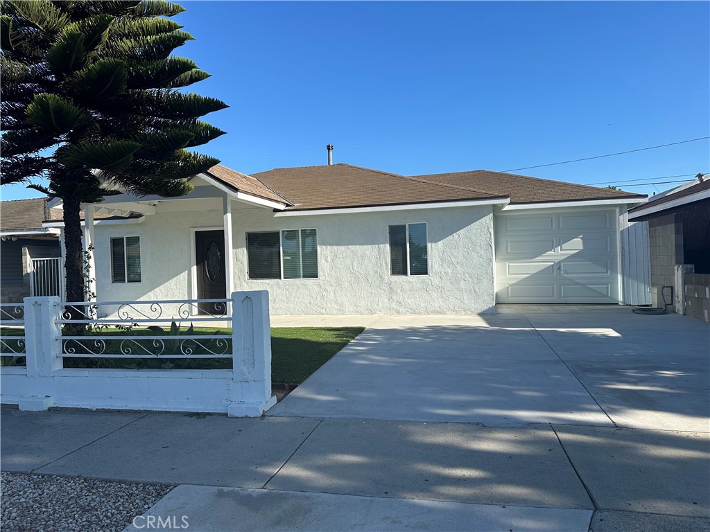Fully refurbished home 4 bedrooms, w/ 2 full bath located in a 223rd St service street w/ single loaded street. This home offers 3 bedrooms a full bath, an enclosed 1 car carport, and a large separate bedroom in the back house w/ a full bath which is separated by breeze way. New paint inside and outside, new upgraded 200A service panel, recessed light through out the house, ceiling fan in all bedrooms, closet sliding glass mirror on 3 rooms, and a walk-in closet in master room. New central heater and AC. Kitchen has been upgraded. Complete cement block wall fence throughout the property.
Awesome potential for Junior ADU conversion, or another bedroom potential to enclosed, and a large backyard for a another separate ADU. Yes, come measure and see for yourself...! Invest in the future...!