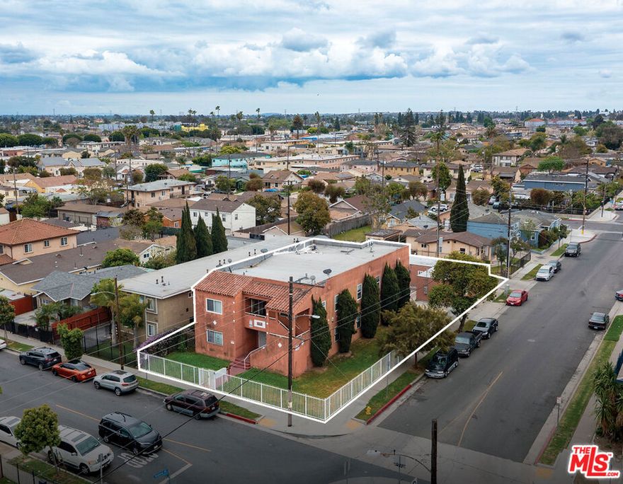 We are proud to present 1152 W 88th St, a well-located 10-unit multifamily community in Los Angeles, priced attractively at an 8.65% CAP and 7.99 GRM on current rents, with significant upside potential to achieve an 9.63% CAP and 7.14 GRM upon stabilization.Nestled just south of Manchester Ave and west of Vermont Ave, this property offers excellent connectivity with close proximity to the 110 Freeway, multiple Metro stations, and easy access to Downtown Los Angeles, Inglewood, Lennox, and Crenshaw. The property is comprised of two buildings a two-story front structure and a single-story rear building offering a total of 6,438 rentable square feet. Built in 1936, the property sits on a generous 9,659 SF LCR320U-zoned corner lot with valuable alley access. The unit mix features 100% two-bedroom units, with 2 units delivered VACANT at closing, presenting an immediate opportunity for renovation and rent increases. Contact the listing broker for additional information.