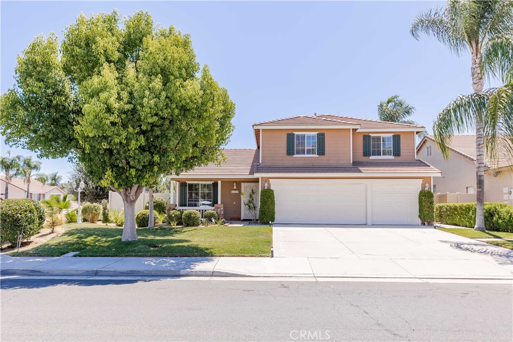 Experience resort-style living in this beautifully updated 4 bed, 2.5 bath pool home, nestled on a spacious 7,405 sq ft corner lot in the highly desirable area of West Murrieta. As you step inside you are greeted by the rich LVP flooring flowing throughout the home. (Installed 2020) The living room opens up to the kitchen which features upgraded granite countertops, stainless steel appliances, center island, and tile floors. Next to the kitchen is the spacious laundry room with cabinets and shelves that allow it to double as a pantry space or extra storage. Upstairs you will find the large master suite complete with high ceilings, walk-in closet and master bathroom with dual sinks, shower and tub. All four bedrooms are located upstairs for maximum privacy and come equipped with ceiling fans and the beautiful LVP floors featured in the other living areas. Out back is your private paradise. A sparkling pool with diving board and spa anchors this entertainer’s dream. (recently replaced pool equipment June 2025) Relax under the Alumawood patio cover complete with ceiling fans and a seating space that invites guests to stay awhile. Picture yourself enjoying a summer afternoon by this tranquil poolside retreat! The property’s prime location ensures both comfort and accessibility. Close to top-rated schools, shopping, and quick freeway access for commuters.