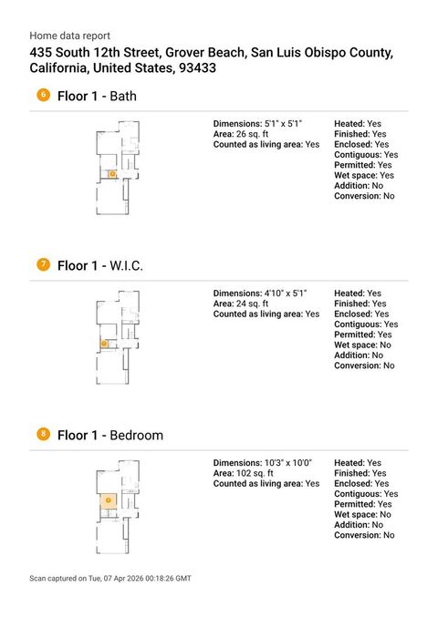 Tiny photo for 435 S 12th St, Grover Beach, CA 93433 (MLS # PI26068048)