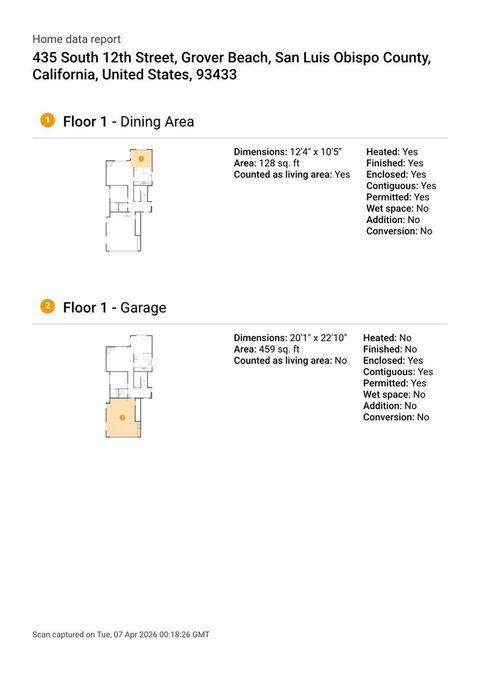 Tiny photo for 435 S 12th St, Grover Beach, CA 93433 (MLS # PI26068048)