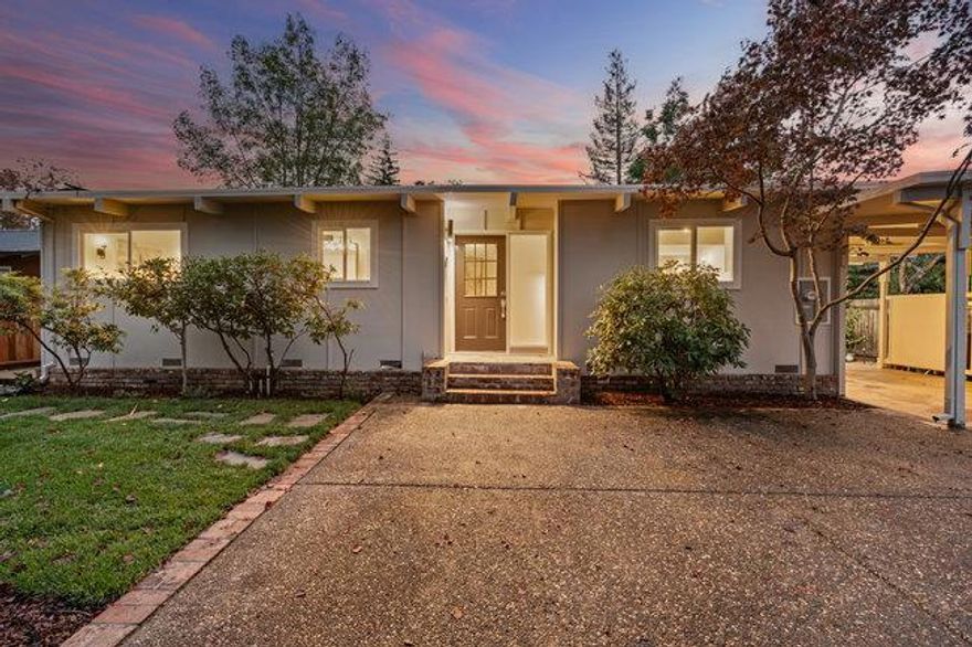 Quiet, peaceful, and elegant, this charming home offers a rare sense of privacy and warmth in one of Palo Altos most desirable neighborhoods. Beautifully maintained and thoughtfully designed, it features a bright, open layout filled with natural light, comfortable living spaces, and timeless finishes that create an inviting atmosphere throughout. The living room flows seamlessly into the dining area and kitchenperfect for both everyday living and entertaining. Large windows frame tranquil garden views, while mature trees and lush landscaping provide a serene backdrop for outdoor gatherings or quiet moments of reflection. Whether youre hosting family and friends or enjoying a quiet evening at home, this property delivers comfort, elegance, and understated sophistication in every detail.