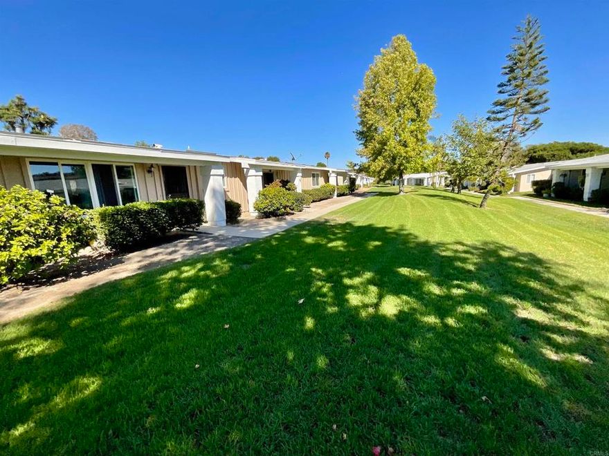 PRICE IMPROVED ! EVERYONE THAT SEES THIS HOME LOVES IT! IT IS A MUST SEE ! WORDS DO NOT DO IT JUSTICE ! YOU HAVE TO SEE IT ! Beautifully updated Oceana 3 home shows light and bright. All newly painted exterior and situated on quiet parklike grounds. Light vinyl plank wood flooring, new dual pane windows throughout, mirrored wardrobes, all new primary bath and all new hall half bath powder room. Large living room overlooks large dining room with lighted ceiling fan. Kitchen with updated cabinets and butcher block look countertops. Stainless steel refrigerator included. Attached one car garage with a new garage door and attached large covered patio with a skylight and wrought iron secure fencing that doubles as a carport. Security screen doors at both the front and rear of the home. All paid for by the HOA water, trash, sewer, Cox cable, landscaping and exterior painting maintenance. Oceana has a clubhouse, pools, tennis and all of these activities and amenities in this wonderful 55+ complex near all shopping, restaurants and beaches. https://www.ocaoceanside.com/oceana-activities.html  Link to HOA website- https://www.ocaoceanside.com  Art Activities - Art Studio, Ceramics, Lapidary, Woodshop. Clubs - Book Club, French Club, Garden Club. Exercise - Band Exercises, Chair Volleyball, Chair Yoga, Golf, Keep Fit Exercise Class, Line Dancing, Pickleball, Tai Chi, Water Aerobics. Games - Billiards, Cribbage, Dominos, Hand & Foot, Mai Jong, Pinochle, Poker, Trivia. Misc - Coffee Hour, Discussion Group, Friends of Bill W, Sing-Along. There is a daily calendar with activities and events from morning until night everyday! Link to YouTube Video https://youtu.be/2RYCh9j0W8Y