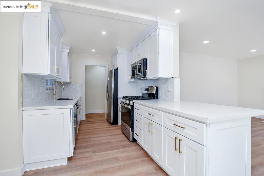 OPEN HOUSE! SATURDAY (9/13/25) 11AM-1PM Limited-Time Buyer Incentive: Offering a credit in Escrow to help with your closing costs or rate buy-down!!! HUGE Price Improvement! Welcome to this beautifully updated 3 bedroom 2 bathroom single family home. Thoughtfully remodeled, this home is move-in ready and packed with upgrades. Prime Concord location. Stunning kitchen featuring gorgeous finishes, stainless steel appliances, sleek cabinetry, and carefully selected fixtures. Every detail has been thoughtfully curated to create a space that’s both stylish and practical. The open-concept layout is enhanced by new flooring throughout, offering a clean, contemporary feel that flows seamlessly from room to room. Both bathrooms have been updated with modern finishes. Freshly painted interior and exterior! Brand-new split AC/Heat system ensure year-round comfort in each room. The 2-car garage with fresh epoxy floor, provides ample parking and bonus storage racks. The backyard offers a sense of seclusion with tall and mature privacy trees, a covered patio and artificial turf seating area. This location puts you near parks, shopping, dining, freeway access, BART! Costco! Martinez, Pleasant Hill and Walnut Creek are all just minutes away.