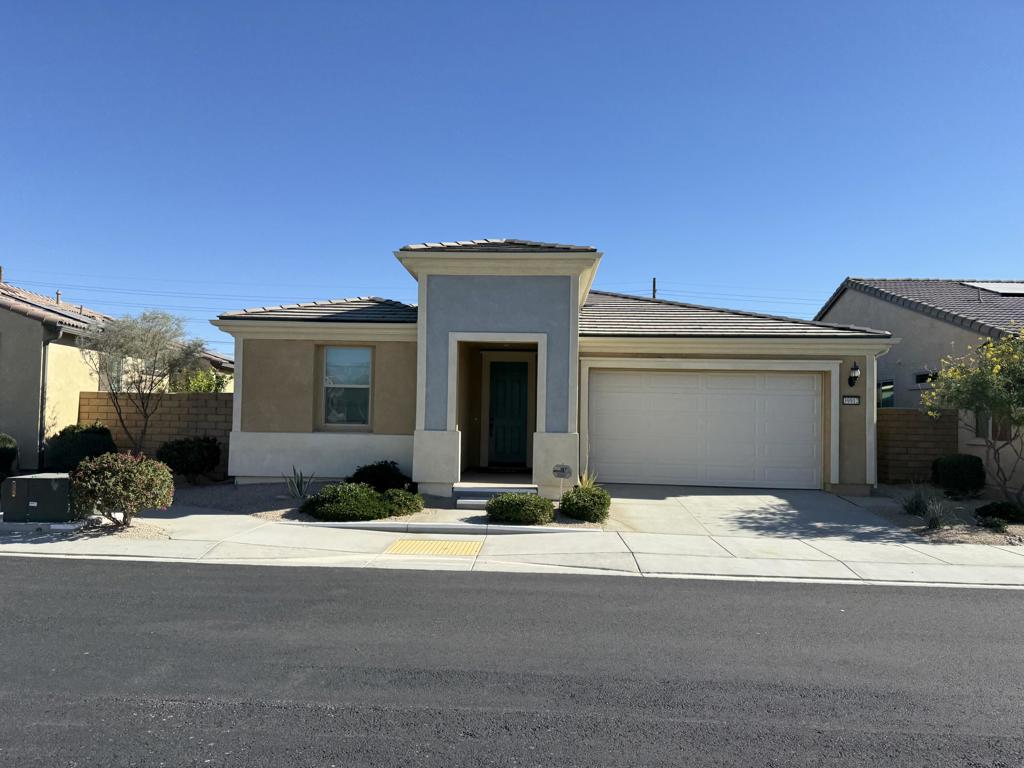 Long-Term Rental available in Domani - Palm Desert. 55 Plus Active Adult Community.This home is a former model & never been lived in. 2 Bedroom & 2 Bath home with Formal Dining or Office/Den area. Kitchen is very nicely upgraded. Large separate Laundry Room. 2 Car Garage with epoxy flooring. Backyard offers a nice patio & BBQ.Great location close to shopping & dining.