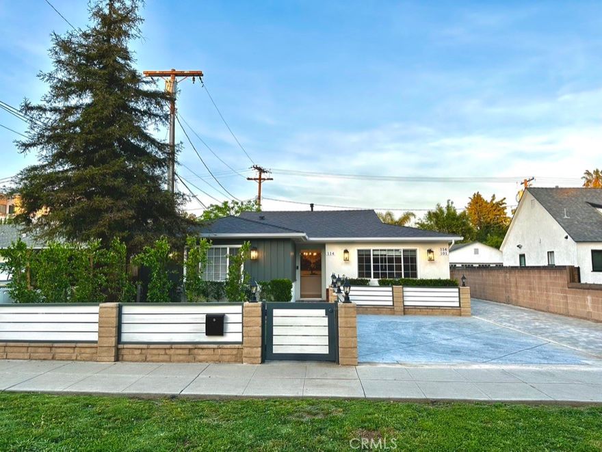 Fully remodeled house with a recently built ADU – A beautifully renovated property in the heart of Burbank, where convenience meets modern luxury. Ideally located within walking distance to the studios, shopping, and dining, this home offers a tranquil retreat with a private backyard and separate entrances for the main residence and ADU.



Main House (3 Bed / 3 Bath)

Renovated in 2022/23, the main home features an open-concept layout filled with natural light. Hardwood floors, recessed lighting, and high-end finishes create a warm, inviting atmosphere. The gourmet kitchen boasts stainless steel appliances, sleek countertops, and abundant storage—perfect for everyday living and entertaining. The private primary suite includes a spa-inspired ensuite, while two additional bedrooms and beautifully updated bathrooms complete the home.



ADU (2 Bed / 1 Bath)

Built in 2022/23, the fully permitted ADU offers versatile living options with its own private entrance. Ideal as a guesthouse, home office, or rental with its own fenced backyard. 



Outdoor Oasis

The backyard is a serene escape designed for relaxation and entertaining—perfect for alfresco dining, morning coffee, or enjoying the shade of mature trees.



Investment Potential

With its separate ADU and prime Burbank location, this property offers both a luxurious lifestyle and outstanding income potential. Whether you’re looking for a multi-generational home or a savvy investment, this is a rare opportunity you won’t want to miss.