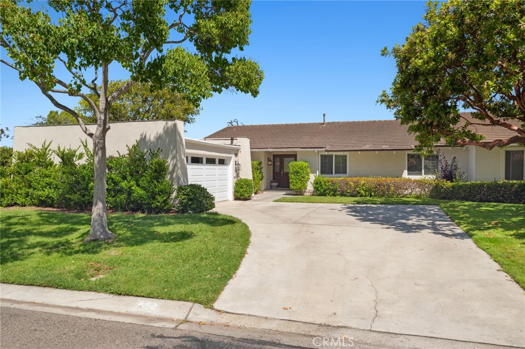 Located In the highly sought after neighborhood of “The Bluffs,” this single-level “Paula” floor plan, situated on a quiet corner lot, is a rare find. This charming 3 bedroom, 2.5 bath home features an open floor plan, with vaulted ceilings, wide-plank flooring, and seamless flow for easy entertaining. The spacious primary suite includes a large walk-in closet, and dual sinks with granite countertops. Community amenities include pool, barbecue, and lush greenbelt. Located close to the Back Bay Nature Reserve, Fashion Island, and world famous beaches.