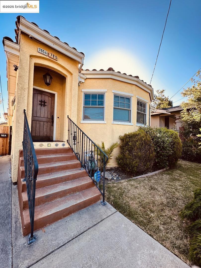 Timeless character meets modern comfort in this beautifully maintained 1941 Burlingame home, ideally located in the sought-after Burlingame Terrace neighborhood. The main home features 3 bedrooms and 2 full baths with original architectural charm, hardwood floors, and an updated kitchen with stainless steel appliances. A fully permitted studio ADU with its own kitchen, bathroom, and private entrance is located at the rear of the property — perfect for guests, remote work, or rental income. Enjoy a private, landscaped backyard ideal for relaxing or entertaining. Close to Broadway, Caltrain, top-rated schools, and Burlingame Avenue dining, with easy access to SFO and major commuter routes.