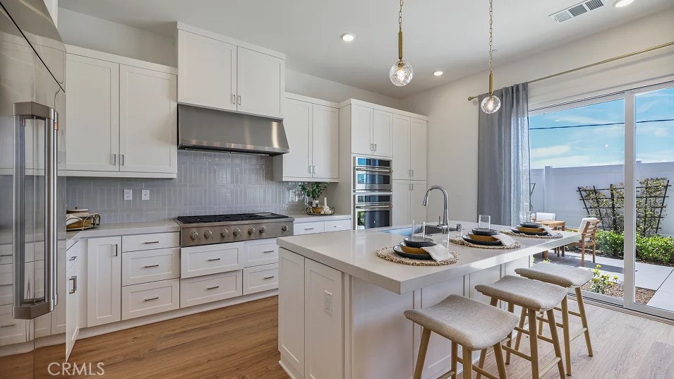 This new two-story home is designed for modern lifestyles. A bedroom is located off the foyer, near a spacious and flexible open-concept floorplan that blends the kitchen, living and dining areas. Three additional bedrooms are located on the second floor, including the luxurious owner’s suite, surrounding a versatile loft. Sella is a new community of single-family homes for sale in Hacienda Heights, CA. The community is just 30 minutes from downtown LA and 15 minutes from The Shops at Montebello, offering convenient access to the best of local shopping, dining and entertainment options. Nearby trails provide hours of outdoor fun, and Sella is just minutes from premier courses at Industry Hills Golf Course.
