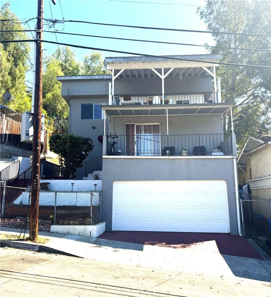 First time on the market in over 30 years, this contemporary two-unit property in the heart of Highland Park presents a rare investment or owner-user opportunity. The tenant-occupied duplex features two well-laid-out units: Unit 1 offers 3 bedrooms and 1 bath, while Unit 2 includes 2 bedrooms and 1 bath. Both units enjoy private decks with spectacular views of the surrounding hills and neighborhood.

Set on a large lot, the property offers potential to add an ADU at the rear (buyer to verify), enhancing future value and income possibilities. Interior highlights include newer kitchens and bathrooms, and recent infrastructure upgrades such as new sewer lines installed earlier this year, complete with an added cleanout line for easier maintenance.

Ideally located near some of Highland Park’s most popular coffee shops, restaurants, and boutiques, the home is also close to York Boulevard and Figueroa Street, local parks, hiking trails, and easy access to Downtown Los Angeles, Pasadena, and major freeways. Enjoy a vibrant community known for its arts scene, nightlife, and outdoor activities, all just minutes away.

A rare opportunity to own a well-maintained income property in one of Northeast LA’s most desirable neighborhoods.