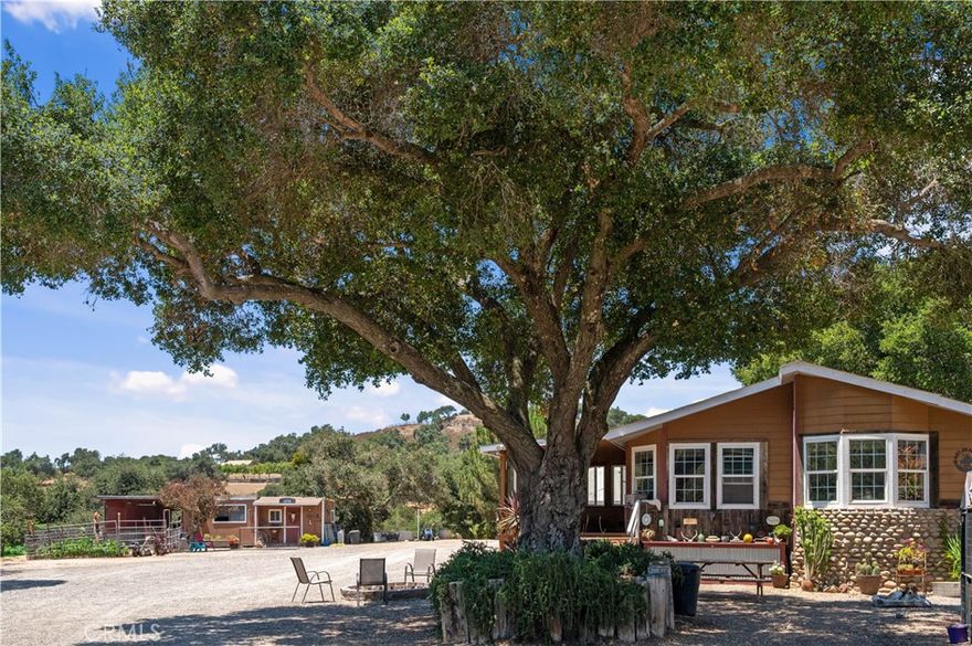 This well appointed 3 bedroom 2 bath home is located in the hills just east of and minutes to Los Alamos. This rural get away is also short distance to LOS OLIVOS and to Orcutt,  conveniently located near the best wine tasting facilities in Santa Barbara County.   located on 10 beautifully maintained acres with a barn and stalls for horses and a 24x30 Carport and a 24x48 Shop.  The quiet and serene surroundings are a Buyers dream. The living area offers spacious and open areas including cathedral ceilings providing a warm and welcoming atmosphere.  If privacy and serenity are what you are looking for,  and you are tired of the hustle and bustle of city life, this is the property for you!    Property boundary outline in photos and sq. footage of Home are approx.