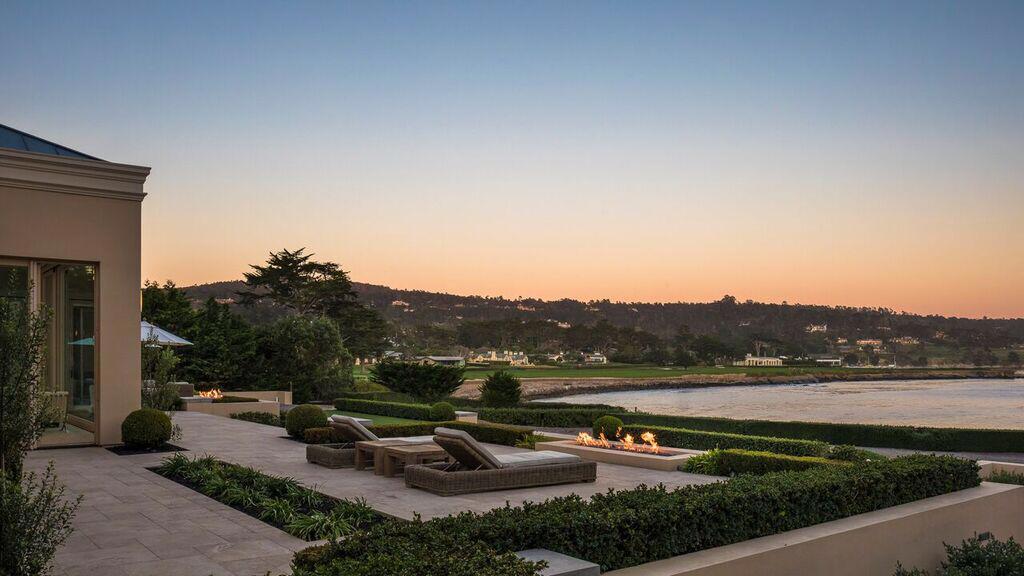 Of of 31 oceanfront homes in Pebble Beach, this one might be the best location. Drive through the understated entry to La Serena and discover an iconic property in an unparalleled location, comprised of three legal lots totaling 2.72 acres just three doors to the Pebble Beach Lodge. This exquisite waterfront estate, thoughtfully designed with impeccable finishes, features floor to ceiling windows throughout to enjoy breathtaking views and create an indoor-outdoor flow in all areas of the home. Just step out of the living room onto multiple ocean front terraces with two fire pits and a built-in outdoor grill. This world-class estate and location is one of only 8 homes on Stillwater Cove that does not have golf greens directly in front, offering the ultimate privacy while ideally offering access to all of the Pebble Beach Lodge and Beach Club. The additional lot provides an opportunity to create a family compound, guest house, or another home to sell. Truly a rare opportunity.